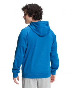 'The North Face' Men's Exploration Full Zip Hoodie - Hero Blue Heather