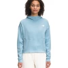 'The North Face' Women's Canyonlands Pullover Crop - Beta Blue Heather