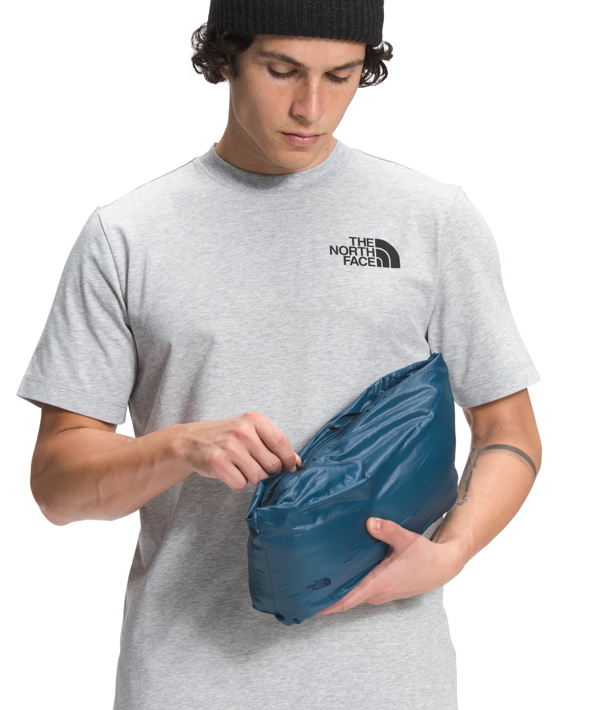 'The North Face' Men's Thermoball Eco Jacket - Monterey Blue 6 'The North Face' Men's Thermoball Eco Jacket - Monterey Blue