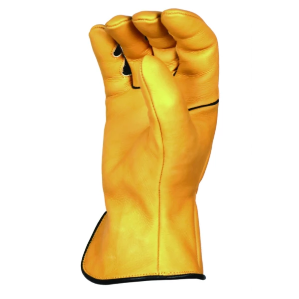 BEAR KNUCKLES LLC 'Bear Knuckles' Double Wedge™ Regular Duty Cowhide Driver Glove - Yellow Men 6 BEAR KNUCKLES LLC 'Bear Knuckles' Double Wedge™ Regular Duty Cowhide Driver Glove - Yellow Men