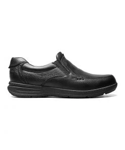 'Nunn Bush' Men's Cam Moc Toe Slip On - Black