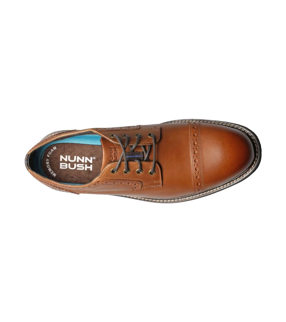 'Nunn Bush' Men's Overland Cap Toe Oxford - Tan 4 'Nunn Bush' Men's Overland Cap Toe Oxford - Tan