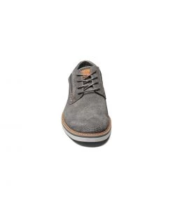 'Nunn Bush' Men's Barklay Plain Toe Oxford - Gray 12 'Nunn Bush' Men's Barklay Plain Toe Oxford - Gray