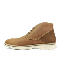 'Nunn Bush' Men's Littleton Plain Toe Chukka Boot - Tan Leather