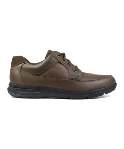 'Nunn Bush' Men's Cam Moc Toe Oxford - Brown Crazy Horse