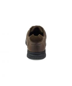 'Nunn Bush' Men's Cam Moc Toe Oxford - Brown Crazy Horse