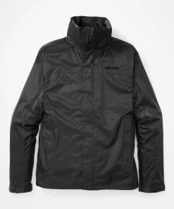 'Marmot' Men's PreCip Eco Jacket - Black
