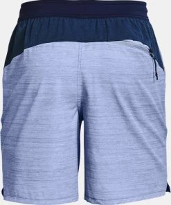 'Under Armour' Men's Shorebreak 2-in-1 Amphib Shorts - Washed Blue Medium Heather / Academy