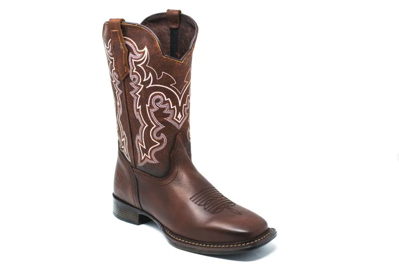 'CEBU' Men's 12" Pradera Western Square Toe - Chocolate 3 'CEBU' Men's 12" Pradera Western Square Toe - Chocolate