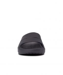 'OOFOS' Unisex OOahh Slide Sandal - Black Shoes & Boots