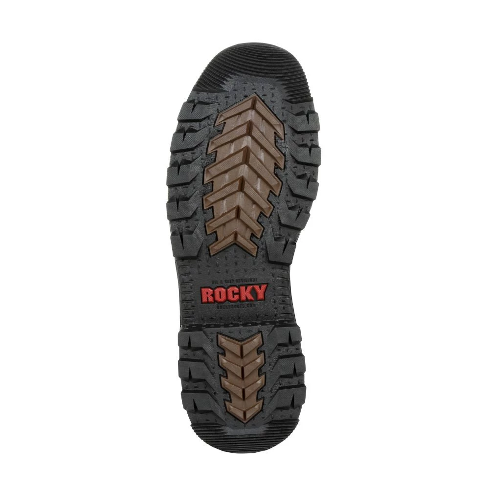 'Rocky' Men's 8" Rams Horn EH WP Comp Toe - Dark Brown 5 'Rocky' Men's 8" Rams Horn EH WP Comp Toe - Dark Brown