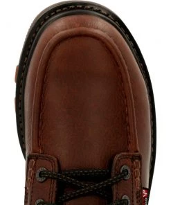 'Rocky'' Men's 6" Rams Horn EH WP Comp Toe Wedge - Brown