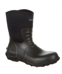 'Rocky' Men's 10" Core Chore WP Rubber Boot - Black 14 'Rocky' Men's 10