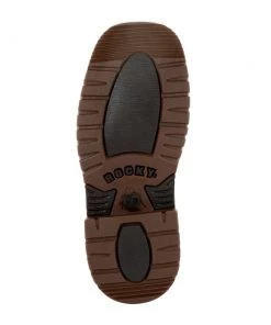 Kids 'Rocky' Youth Ride FLX Square Toe - Denim Blue / Brown 10 Kids 'Rocky' Youth Ride FLX Square Toe - Denim Blue / Brown