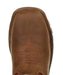 'Rocky' Men's 11" Western Legacy 32 WP Soft Toe - Brown / Red