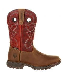 'Rocky' Men's 11" Western Legacy 32 WP Soft Toe - Brown / Red