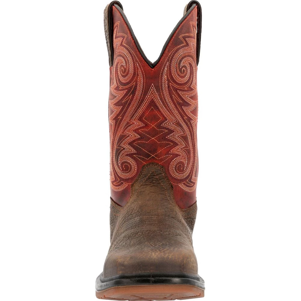 'Rocky' Men's 11" Worksmart EH WP Comp Toe - Dark Brown 6 'Rocky' Men's 11" Worksmart EH WP Comp Toe - Dark Brown