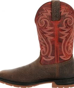 'Rocky' Men's 11" Worksmart EH WP Comp Toe - Dark Brown 13 'Rocky' Men's 11