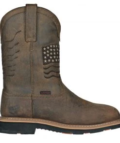 Hoss Boot Company 'Hoss Boots' Men's 11" Rancher EH WP Comp Toe - Rushmore Brown