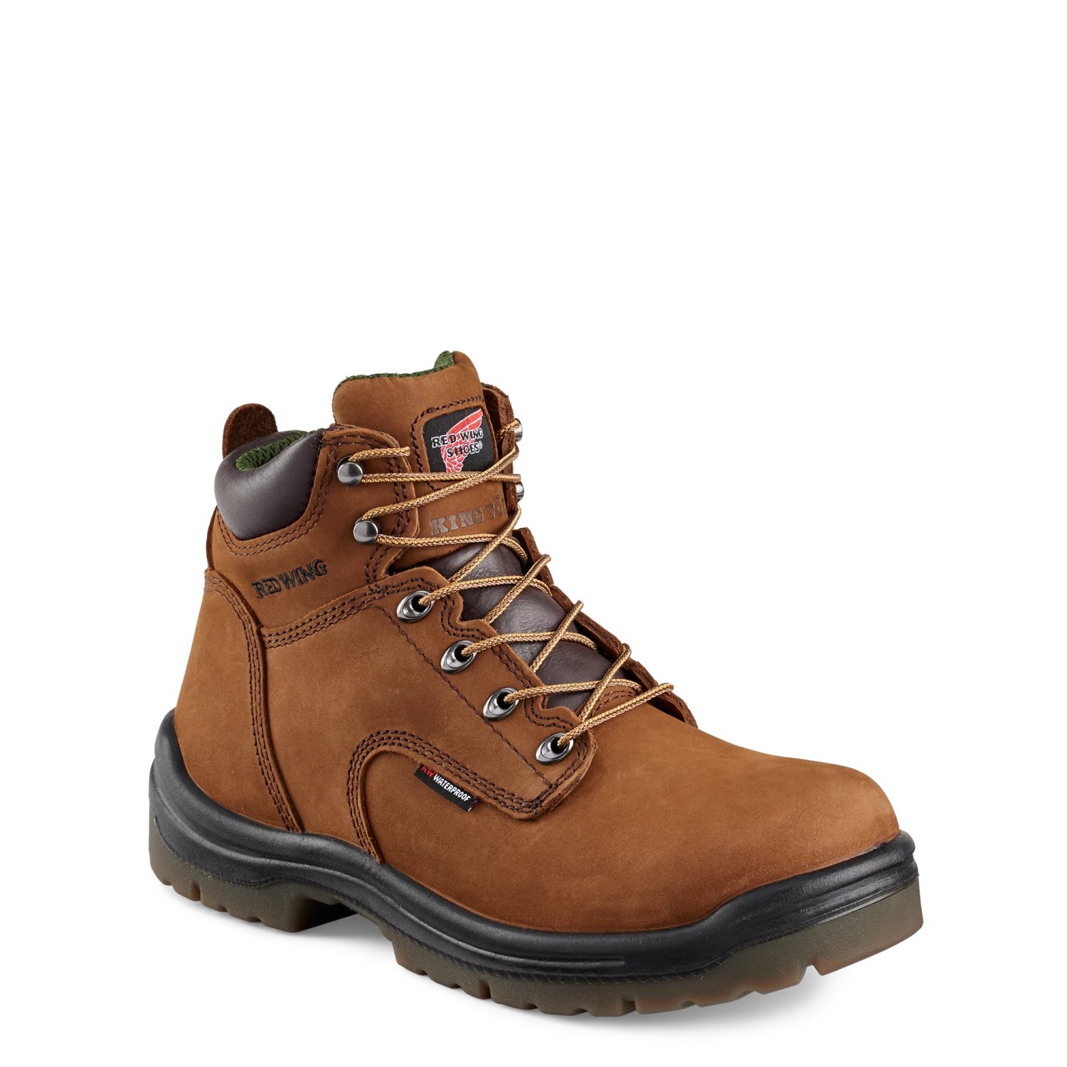 Redwing Shoe Co 'Red Wing' Men's 6" King Toe EH WP Soft Toe - Brown / Black 3 Redwing Shoe Co 'Red Wing' Men's 6" King Toe EH WP Soft Toe - Brown / Black