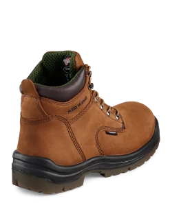 Redwing Shoe Co 'Red Wing' Men's 6" King Toe EH WP Soft Toe - Brown / Black 10 Redwing Shoe Co 'Red Wing' Men's 6