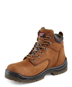 Redwing Shoe Co 'Red Wing' Men's 6" King Toe EH WP Soft Toe - Brown / Black 11 Redwing Shoe Co 'Red Wing' Men's 6