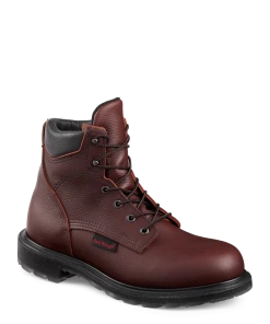Redwing Shoe Co 'Red Wing' Men's 6" SuperSole® 2.0 EH Steel Toe - Brown