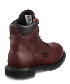 Redwing Shoe Co 'Red Wing' Men's 6" SuperSole® 2.0 EH Steel Toe - Brown 10 Redwing Shoe Co 'Red Wing' Men's 6