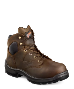 Redwing Shoe Co 'Red Wing' Men's 6" Flexbond Int. Metguard EH Comp Toe - Brown