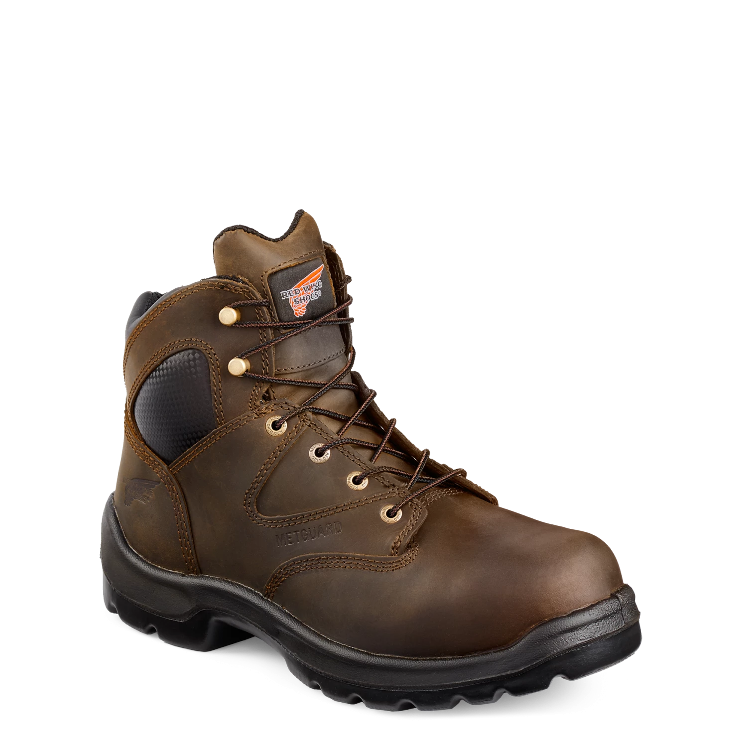 Redwing Shoe Co 'Red Wing' Men's 6" Flexbond Int. Metguard EH Comp Toe - Brown 3 Redwing Shoe Co 'Red Wing' Men's 6" Flexbond Int. Metguard EH Comp Toe - Brown