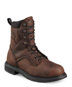 Redwing Shoe Co 'Red Wing' Men's 8" SuperSole®Int. Metguard EH WP Lace Up Steel Toe - Brown