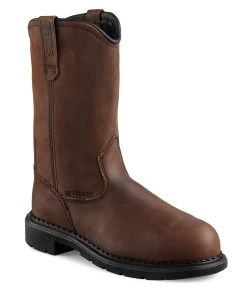 Redwing Shoe Co 'Red Wing' Men's 11" SuperSole® Int. Metguard EH WP Pull On Steel Toe - Brown
