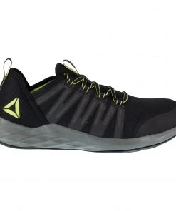 'Reebok' Men's Astride SR ESD Steel Toe - Black / Lime Green