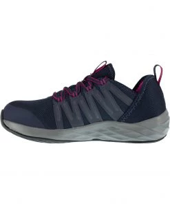 'Reebok' Women's Astride Athletic SR Steel Toe - Navy / Fuschia 9 'Reebok' Women's Astride Athletic SR Steel Toe - Navy / Fuschia