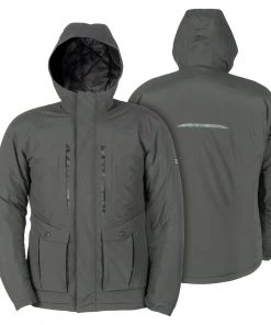 'Fieldsheer' Men's Heated Pinnacle Parka Jacket - Thyme