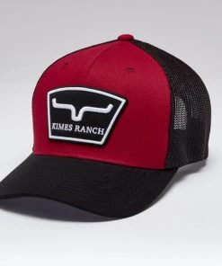 'Kimes Ranch' Unisex Hardball Trucker Cap - Red
