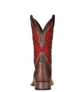 'Ariat' Men's Venttek™ Ultra Western Square Toe - Brown / Red