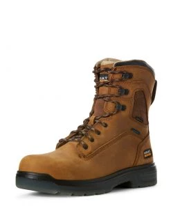 'Ariat' Men's 8" Turbo WP Carbon Toe - Aged Bark