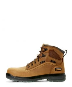 'Ariat' Men's 6" Turbo WP Carbon Toe - Aged Bark