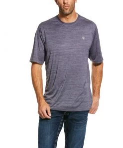 'Ariat' Men's Charger Basic T-Shirt - Graystone
