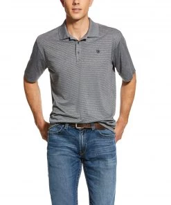 'Ariat' Men's Fade Tek Polo - Black