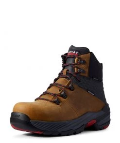 'Ariat' Men's 6" Stryker 360 EH WP Comp Toe - Trusty Tan