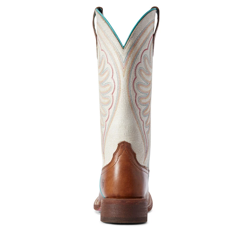 'Ariat' Women's 12" Circuit Shiloh Western Square Toe - Brown / White 7 'Ariat' Women's 12" Circuit Shiloh Western Square Toe - Brown / White