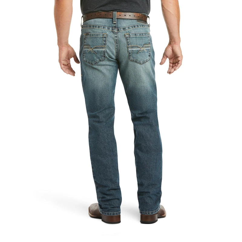 'Ariat' Men's M4 Low Rise Stretch Stockton Stackable Straight - Kentucky 4 'Ariat' Men's M4 Low Rise Stretch Stockton Stackable Straight - Kentucky