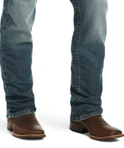 'Ariat' Men's M4 Low Rise Stretch Stockton Stackable Straight - Kentucky 9 'Ariat' Men's M4 Low Rise Stretch Stockton Stackable Straight - Kentucky