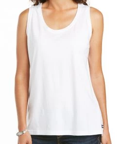 'Ariat' Women's Element Sleeveless Tank - WHITE