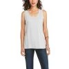 'Ariat' Women's Element Sleeveless Tank - HEATHER GREY