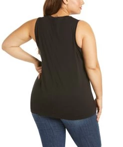 'Ariat' Women's Sleeveless Tank - BLACK