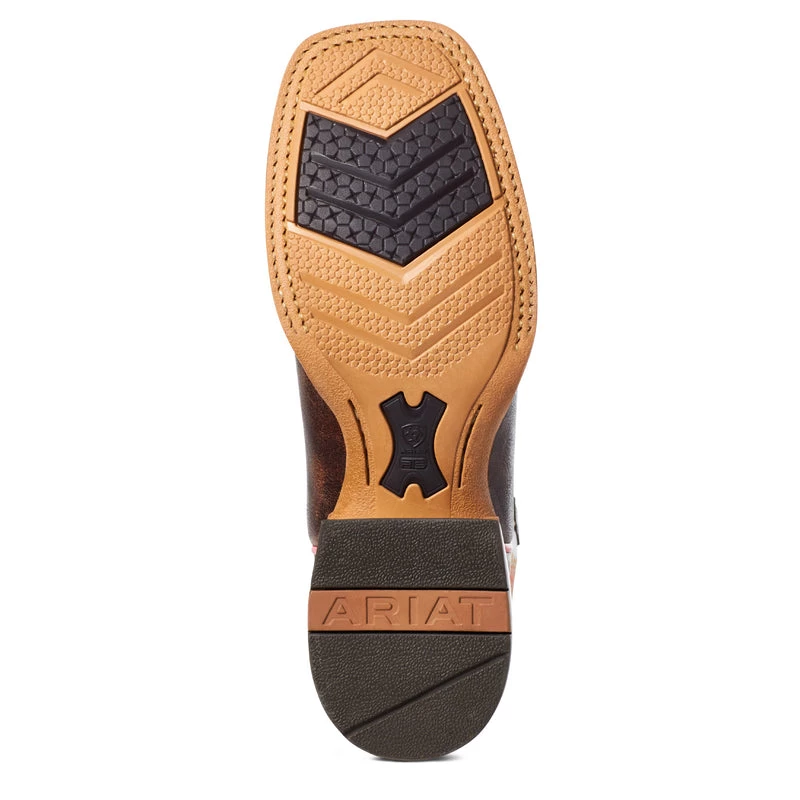 'Ariat' Women's 12" Belmont Western Square Toe - Crackled Cafe 5 'Ariat' Women's 12" Belmont Western Square Toe - Crackled Cafe