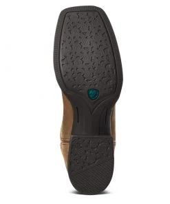 'Ariat' Women's 11" Roundup Western WP Square Toe - Distressed Brown 9 'Ariat' Women's 11